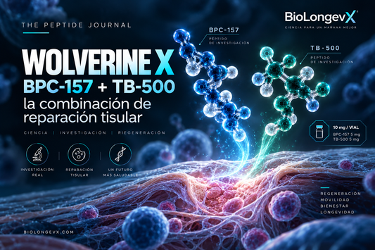 Wolverine X: BPC-157 + TB-500, la combinación de reparación tisular