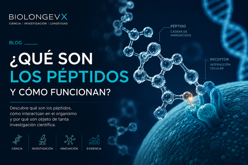 ¿Qué son los péptidos y cómo funcionan?