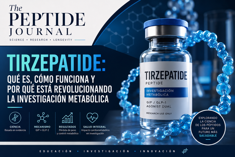 Tirzepatida: qué es, cómo funciona y por qué está revolucionando la investigación metabólica